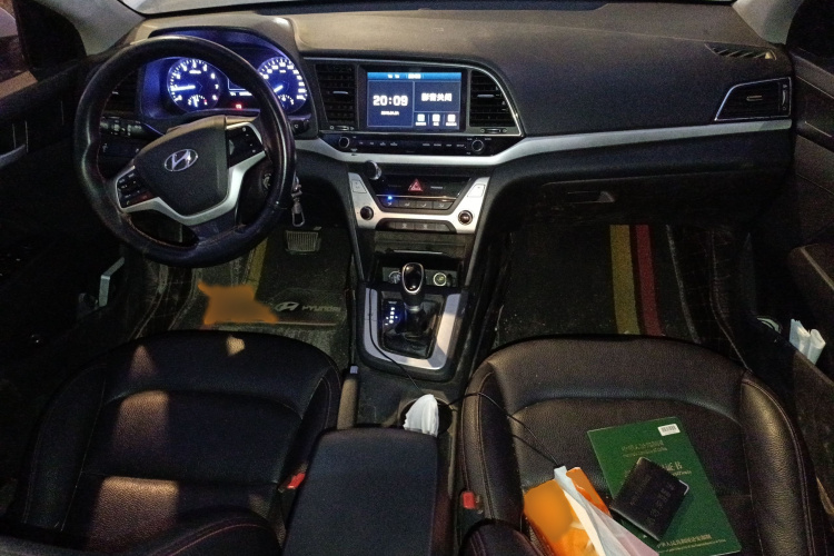 现代 领动 2016款 1.6L 自动智炫·精英型中控内饰7002