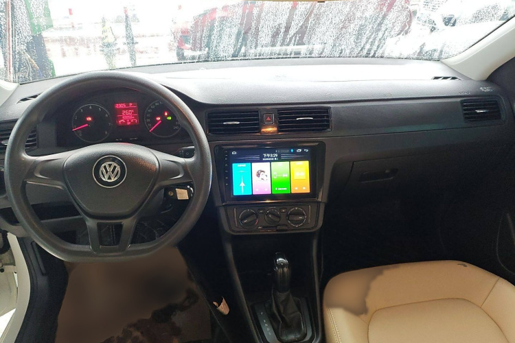大众 桑塔纳 2016款 1.6L 自动风尚版中控内饰12