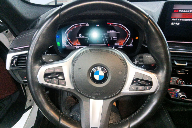 宝马5系 2022款 改款 525Li M运动套装中控内饰13