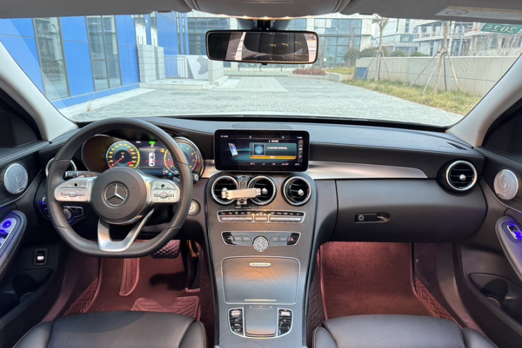 奔驰C级 2021款 C 260 L 运动星耀臻藏版中控内饰7008