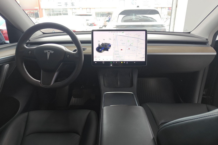 特斯拉 Model Y 2021款 长续航全轮驱动版 3D7中控内饰7002