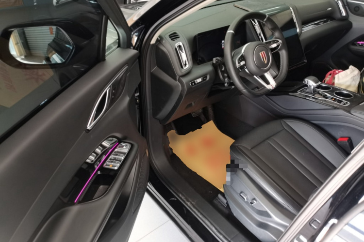 红旗HS3 PHEV 2024款 PHEV 115km 劲为版中控内饰7003