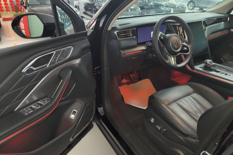 红旗HS7 PHEV 2024款 2.0T PHEV 四驱旗畅版 6座中控内饰20