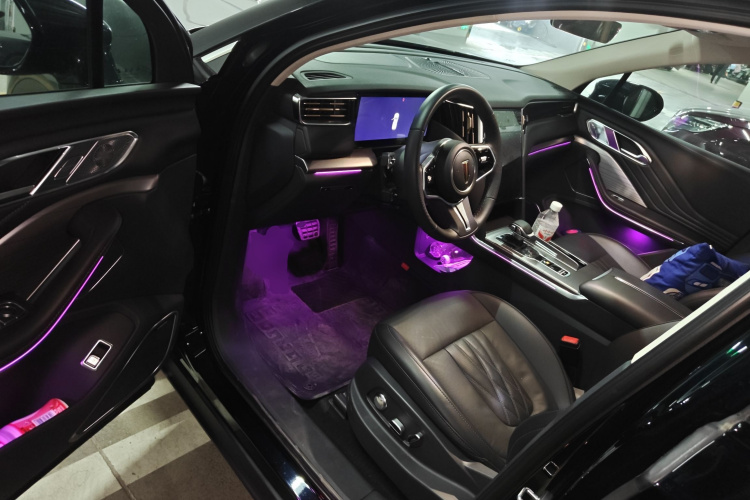 红旗HS7 PHEV 2024款 2.0T PHEV 两驱旗享版 6座中控内饰7003