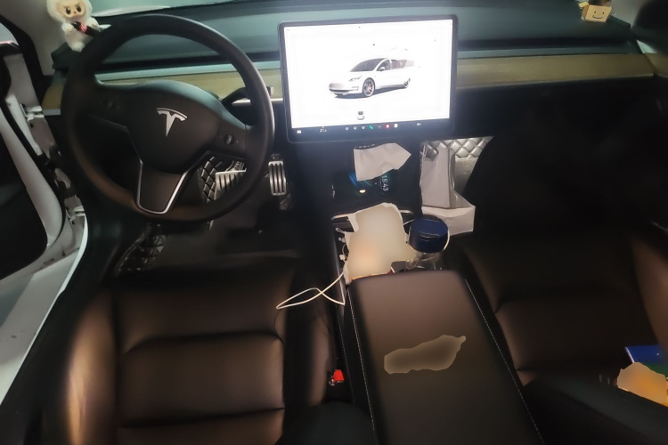 特斯拉 Model 3 2021款 改款二 Performance高性能全轮驱动版中控内饰12