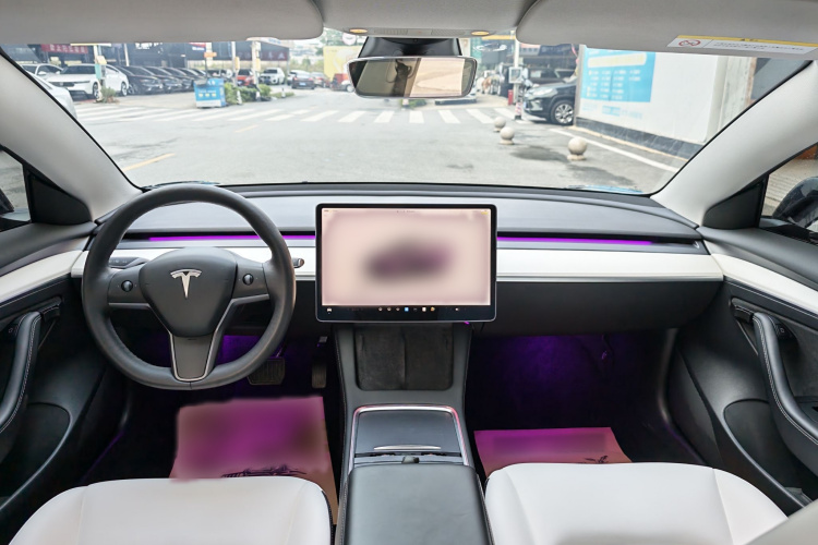 特斯拉 Model 3 2022款 后轮驱动版中控内饰7007