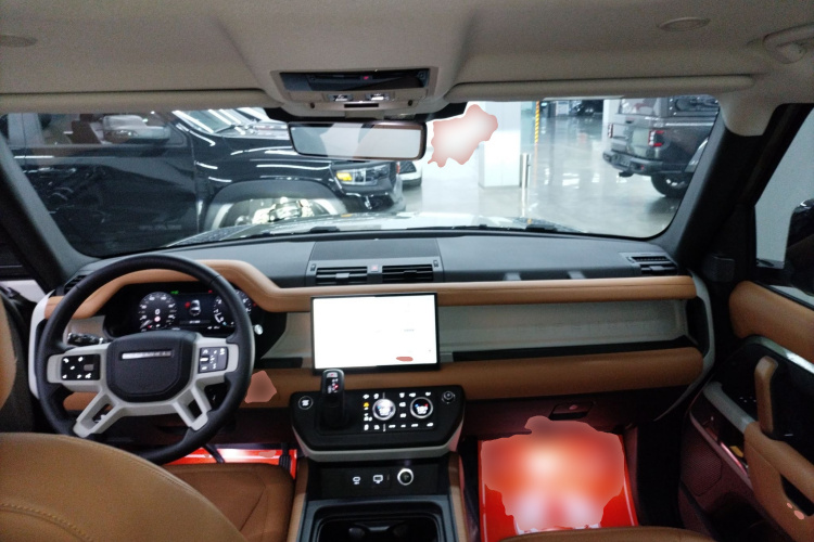 路虎卫士 2023款 90 3.0T P400 暗黑特别版中控内饰12