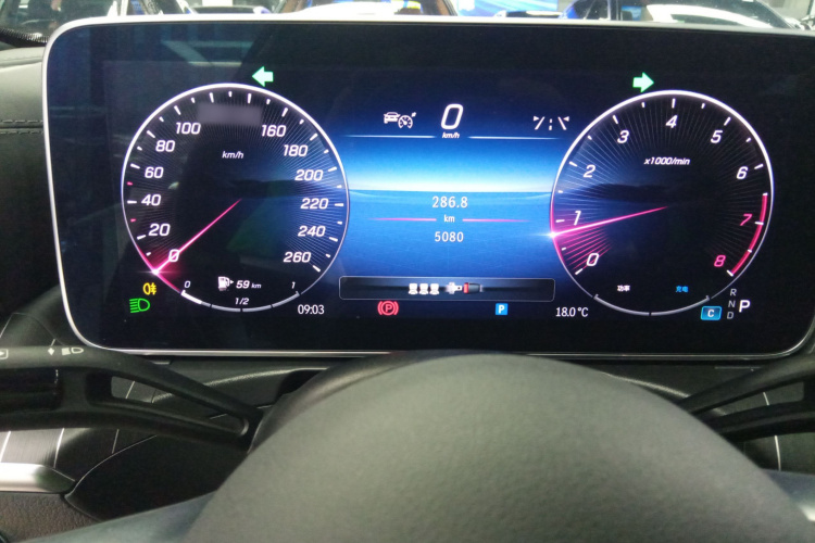 奔驰C级 2023款 改款 C 200 L 运动版局部细节14