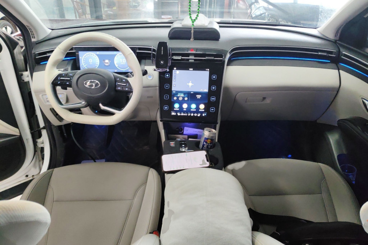 现代 2021款 途胜L 1.5T DCT TOP旗舰版中控内饰7002