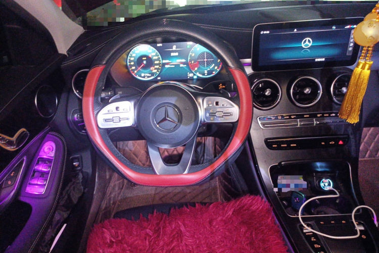 奔驰C级 2020款 改款 C 200 L 时尚型运动版中控内饰13