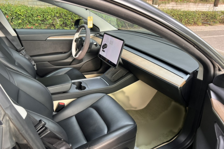 特斯拉 Model 3 2021款 标准续航后驱升级版 3D6中控内饰7001