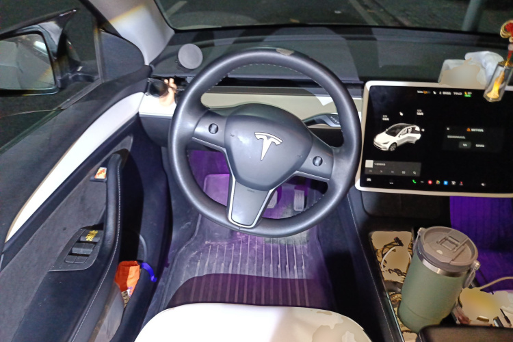 特斯拉 Model Y 2021款 标准续航后驱版中控内饰13