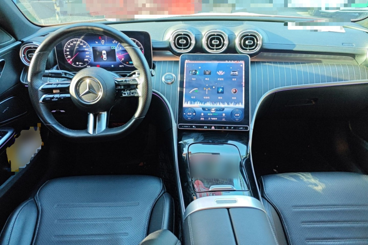 奔驰C级 2022款 改款 C 260 L 运动版中控内饰12