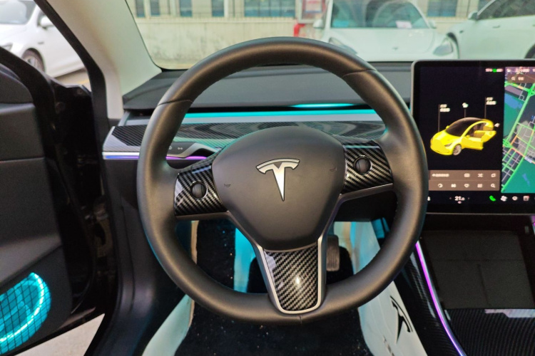 特斯拉 Model 3 2020款 改款 长续航后轮驱动版中控内饰13