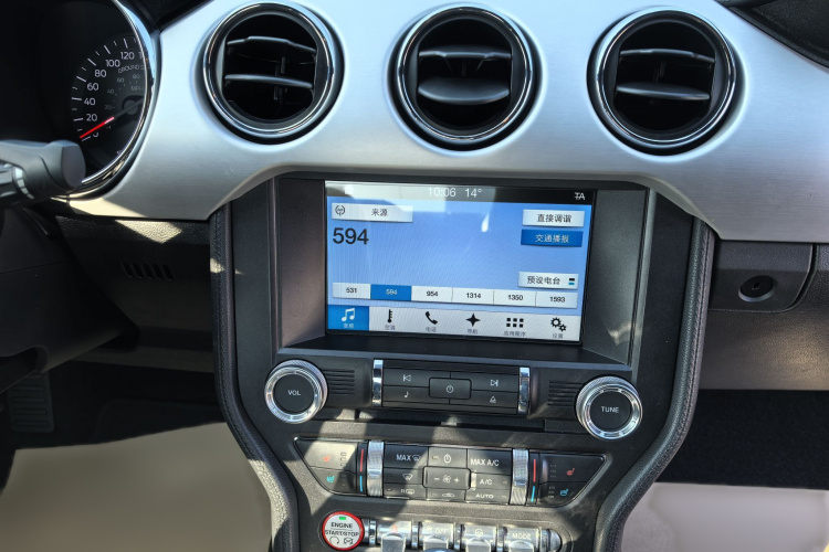 福特 Mustang 2017款 2.3T 性能版中控内饰7008