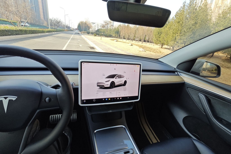 特斯拉 Model Y 2022款 Performance高性能全轮驱动版中控内饰7003