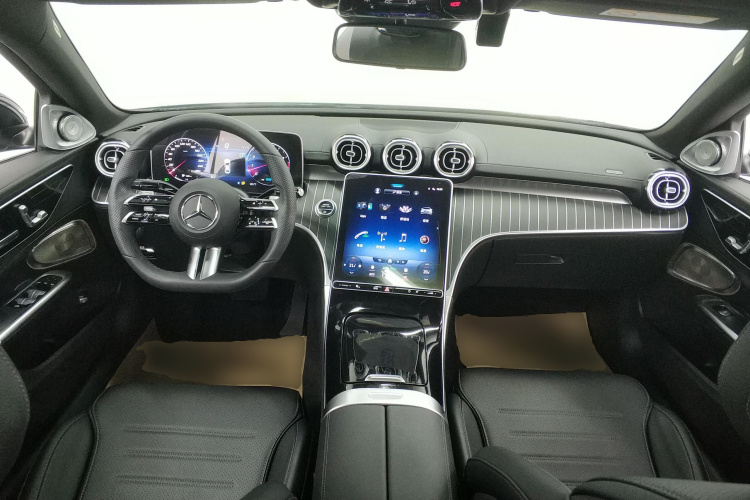 奔驰C级 2022款 改款 C 200 L 运动版中控内饰12