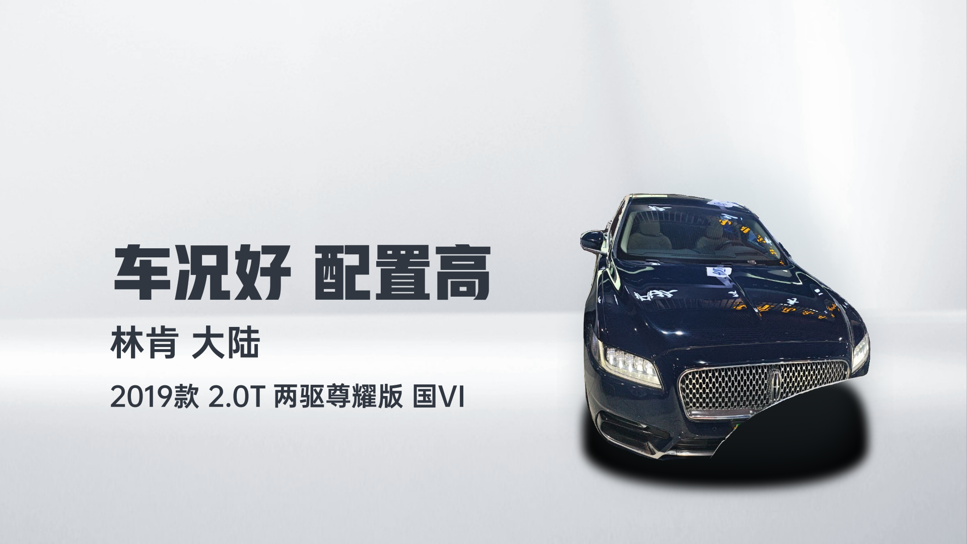 林肯大陆 2019款 2.0T 两驱尊耀版 国VI解读1