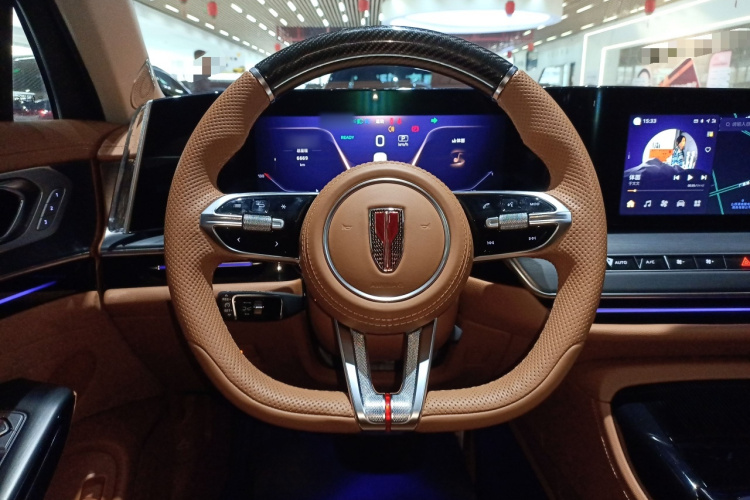 红旗H9 2024款 2.0T 旗畅 私享风尚版中控内饰13