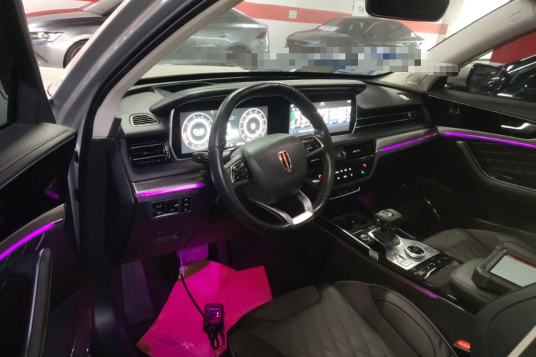 红旗HS5 2019款 2.0T 智联旗享版中控内饰12