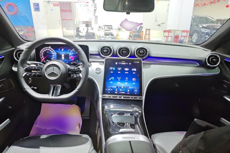 奔驰C级 2022款 C 200 L 运动版中控内饰12