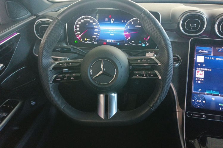 奔驰C级 2024款 C 200 L 运动版中控内饰13