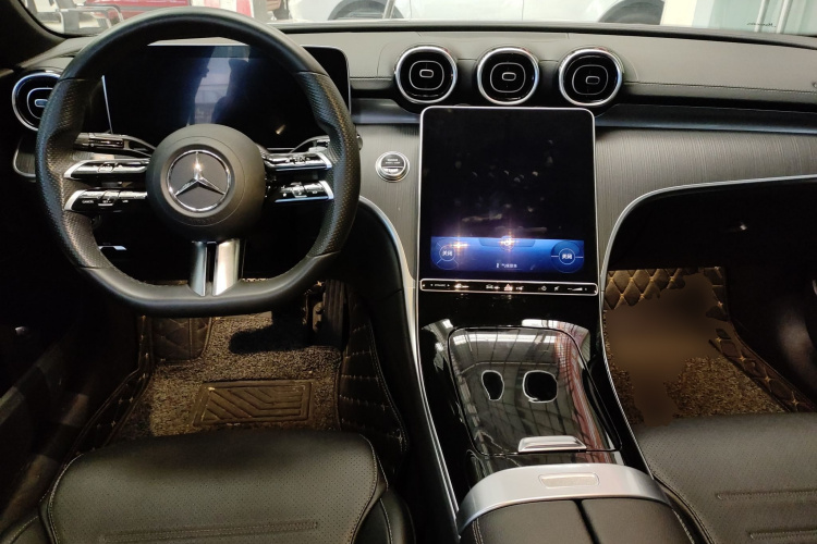 奔驰C级 2022款 改款 C 200 L 运动版中控内饰12