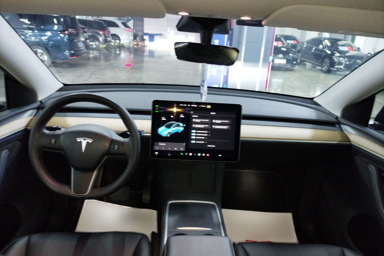 特斯拉 Model Y 2021款 标准续航后驱版中控内饰7002