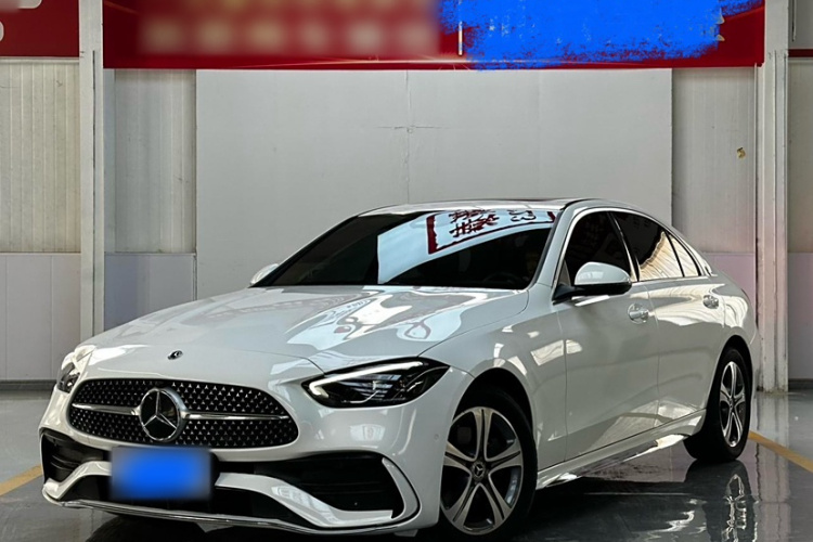 奔驰C级 2022款 改款 C 200 L 运动版车身外观1