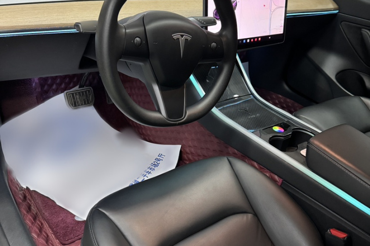 特斯拉 Model 3 2020款 长续航后轮驱动版中控内饰7003