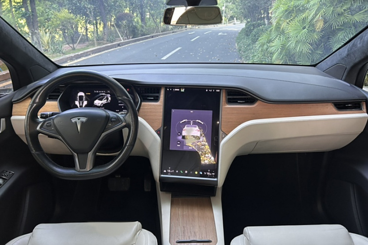 特斯拉 Model X 2019款 长续航版中控内饰7009