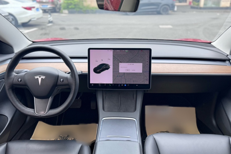 特斯拉 Model 3 2021款 改款 标准续航后驱升级版 3D1中控内饰7001