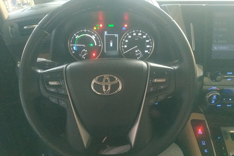 丰田 埃尔法 2021款 双擎 2.5L 豪华版中控内饰13