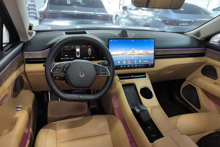 鸿蒙智行 问界M5 2022款 增程四驱旗舰版中控内饰7002