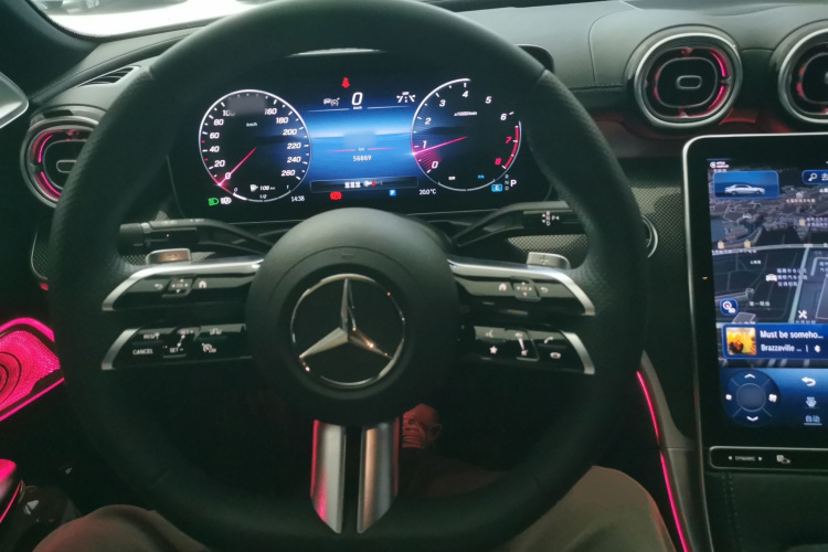 奔驰C级 2023款 改款二 C 260 L 运动版中控内饰13