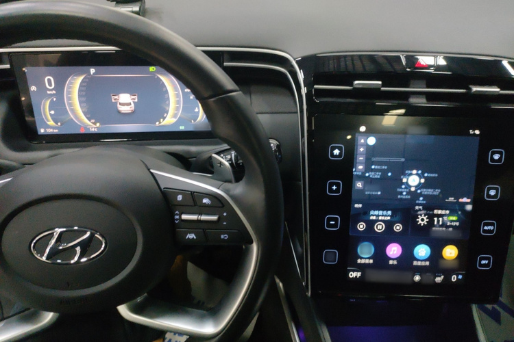 现代 2023款 途胜L 1.5T 自动两驱LUX尊贵版中控内饰12