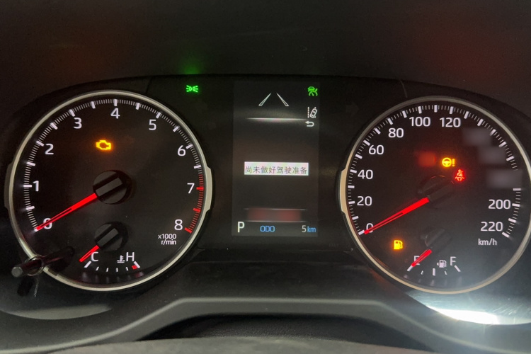 丰田 RAV4荣放 2024款 2.0L CVT两驱都市版中控内饰7003