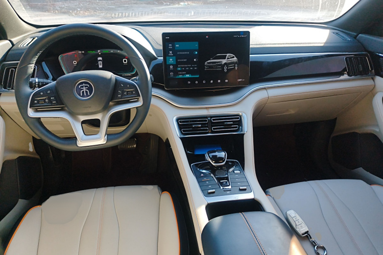 比亚迪 宋PLUS新能源 2021款 EV 尊贵型中控内饰12