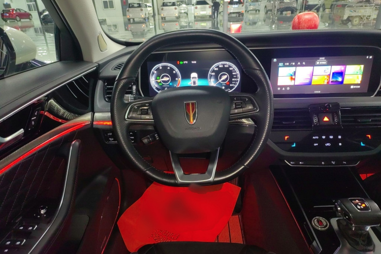 红旗HS5 2019款 2.0T 智联旗享四驱版中控内饰13