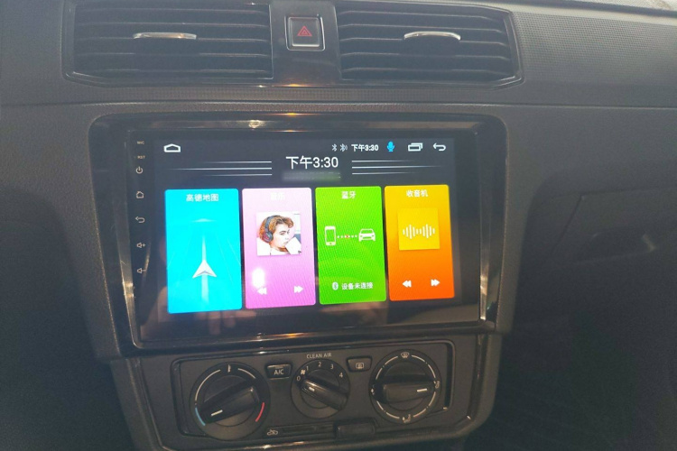 大众 桑塔纳 2016款 1.6L 自动风尚版中控内饰16