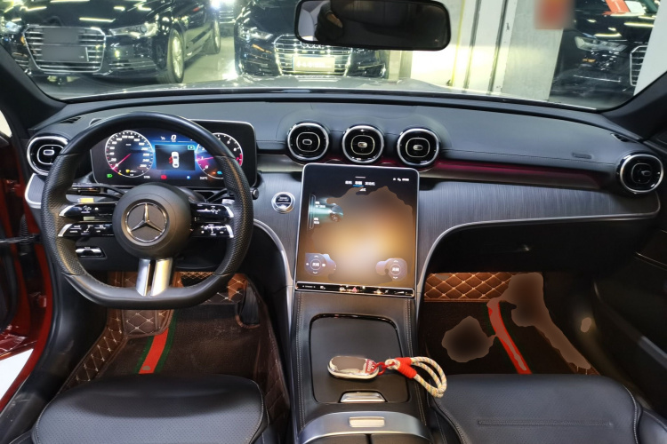 奔驰C级 2022款 C 200 L 运动版中控内饰7002