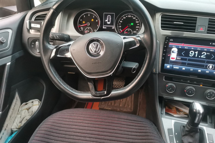 大众 高尔夫 2014款 1.4TSI 自动舒适型中控内饰13