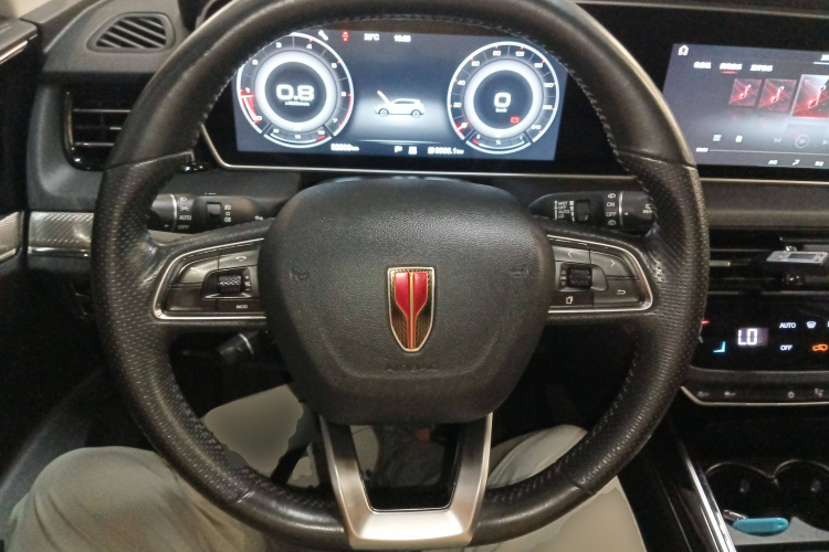 红旗HS5 2019款 2.0T 智联旗享四驱版中控内饰13