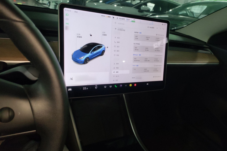 特斯拉 Model 3 2020款 标准续航后驱升级版中控内饰7002