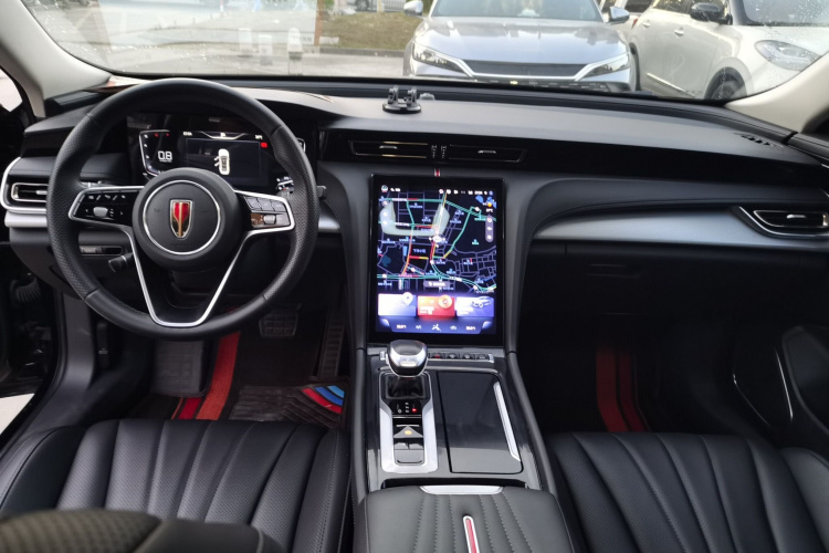 红旗H5 2023款 1.5T DCT智联旗韵版中控内饰7002