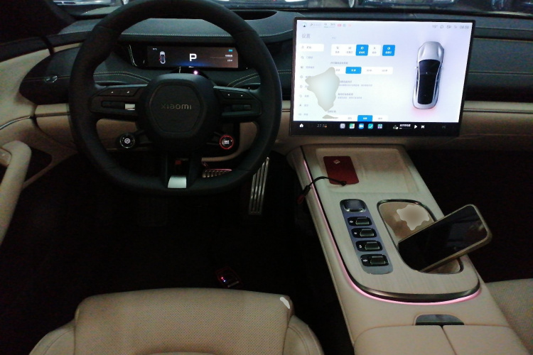 小米汽车 小米SU7 2024款 四驱Max创始版中控内饰13