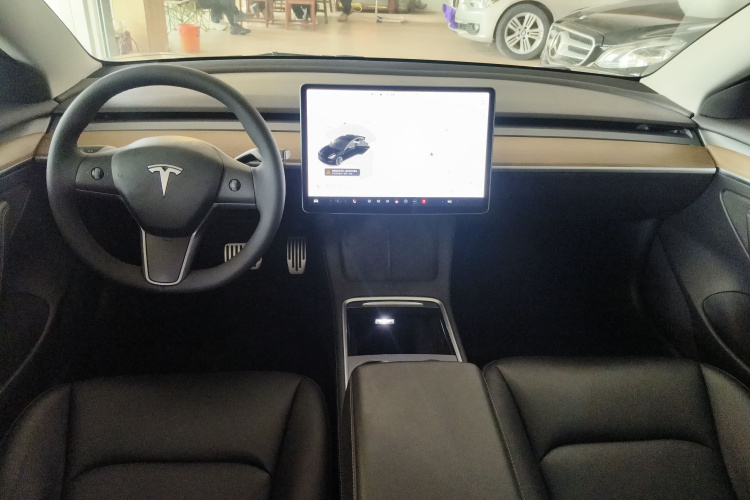 特斯拉 Model 3 2021款 标准续航后驱升级版 3D6中控内饰7002