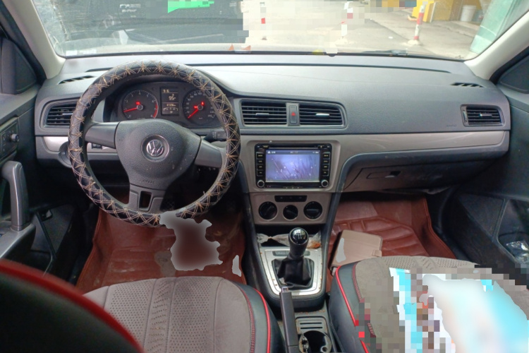 大众 朗逸 2013款 1.6L 手动风尚版中控内饰12