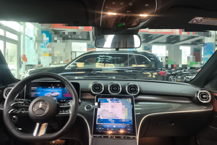 奔驰C级 2025款 C 260 L 运动版中控内饰7002