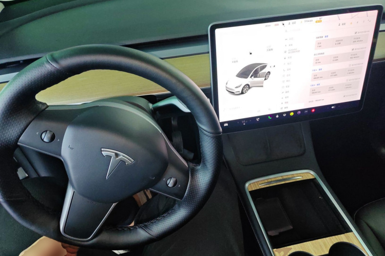 特斯拉 Model Y 2021款 标准续航后驱版中控内饰7002